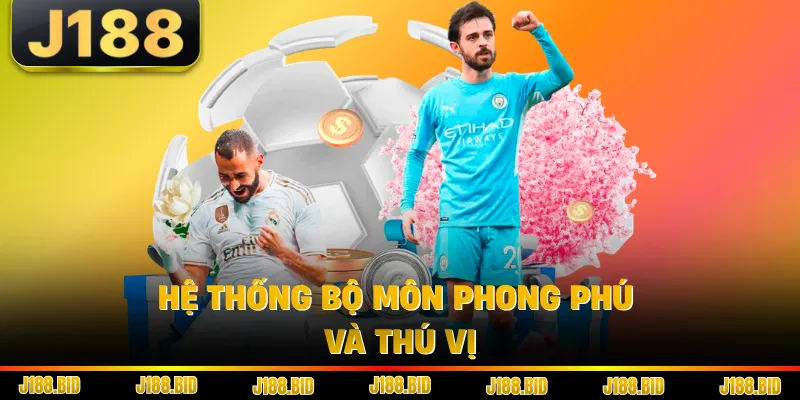 Hệ thống bộ môn phong phú và thú vị